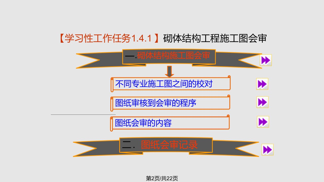 砌体结构工程施工图会审