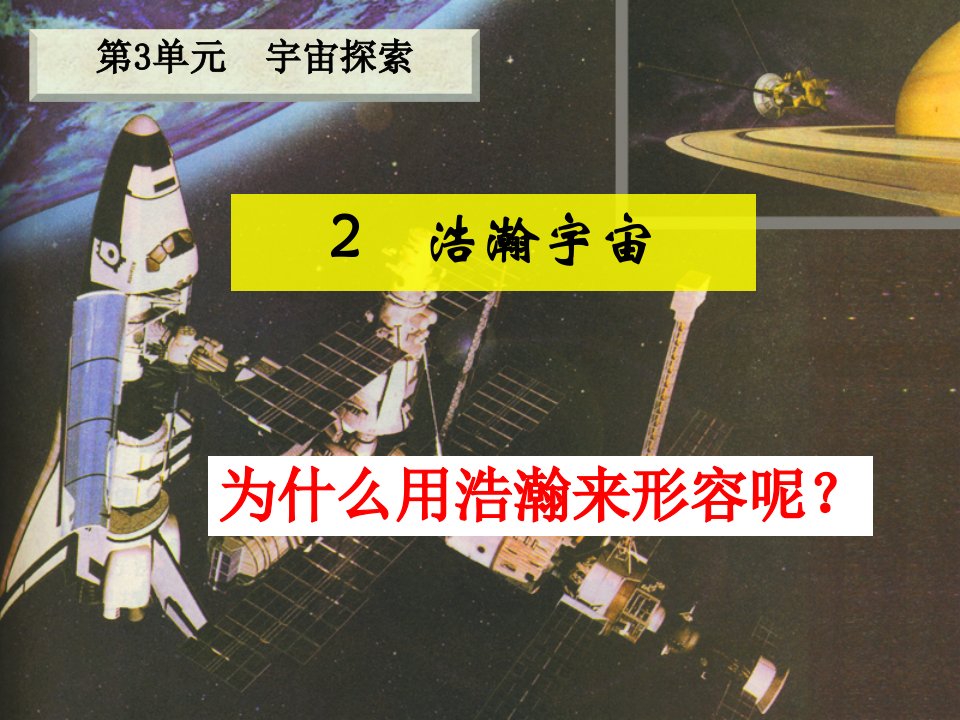 六年级科学下册三宇宙探索2浩瀚宇宙课件2湘教版