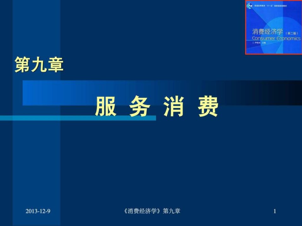 消费经济学第9章ppt课件