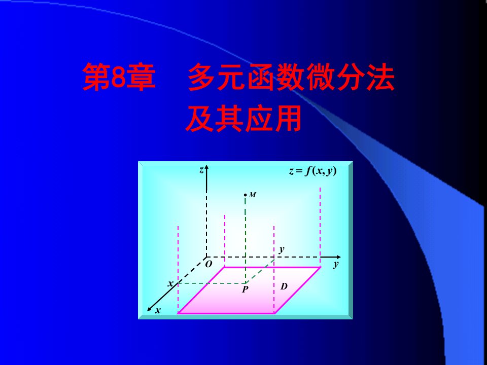 多元函数的极限与连续