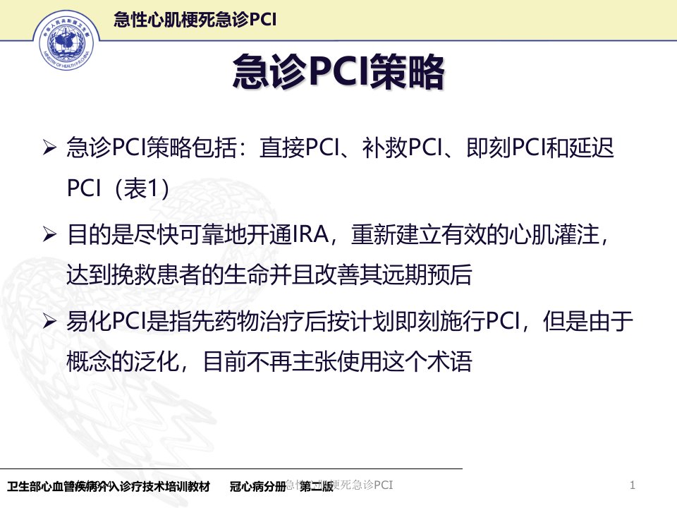 2021年急性心肌梗死急诊PCI