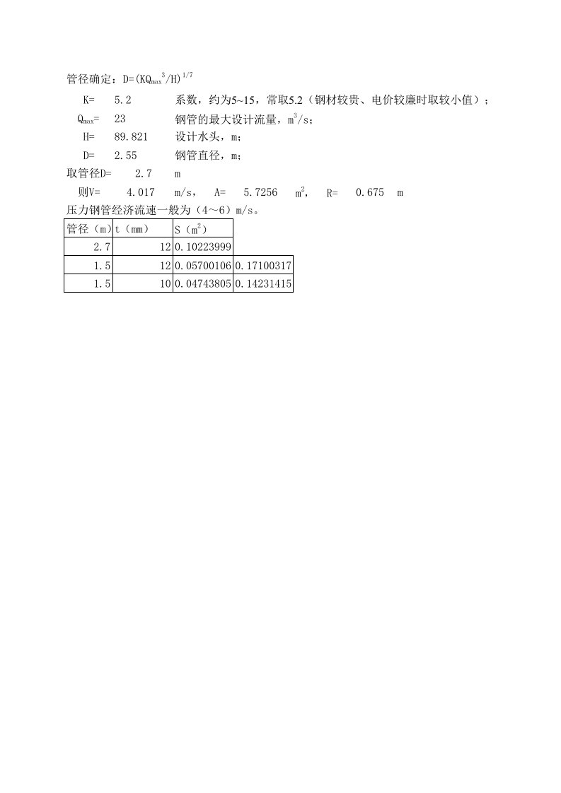 水电站压力钢管结构计算