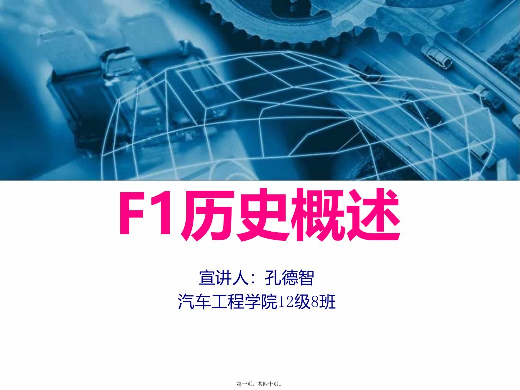 F1比赛概述