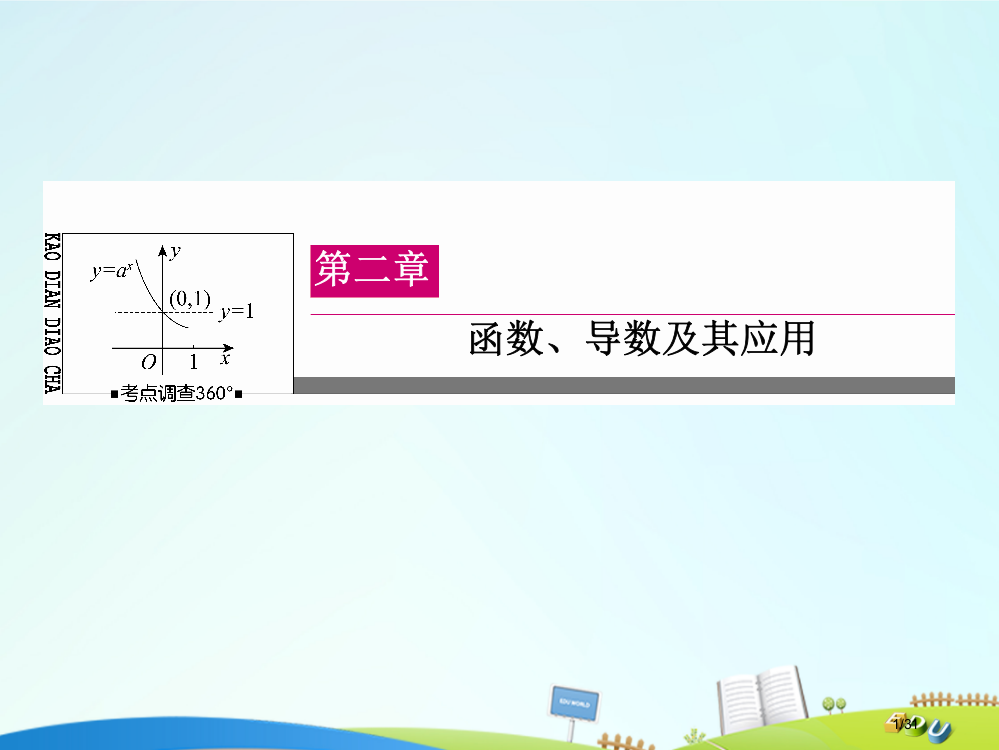 高三数学总复习第二章函数导数及其应用2.11导数的应用(一)省公开课一等奖新名师优质课获奖PPT课件