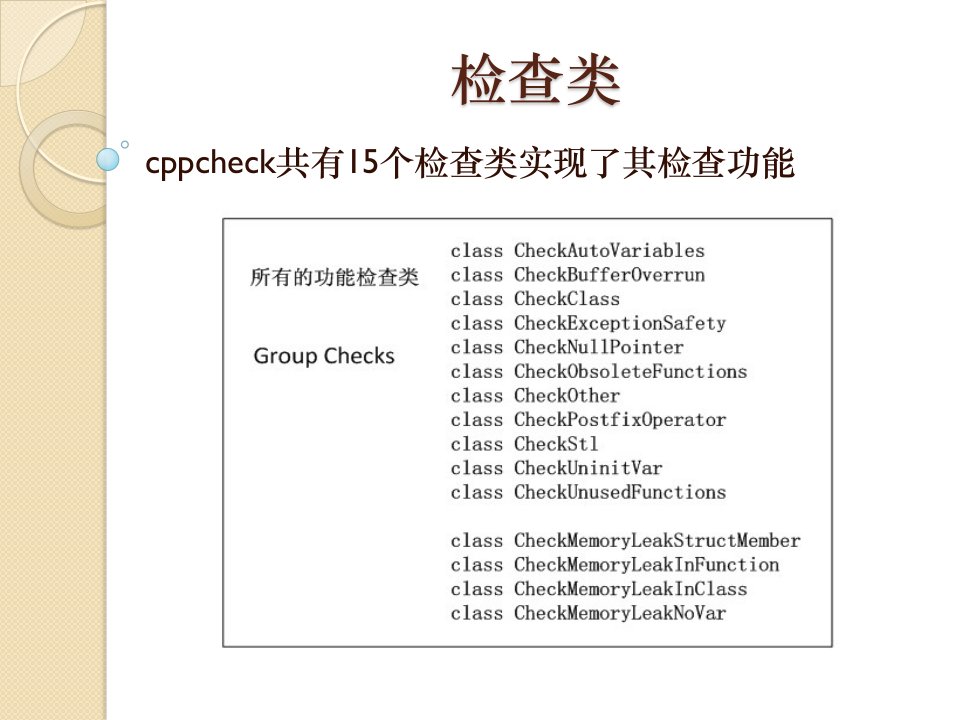 cppcheck的检查项的实现.pptx