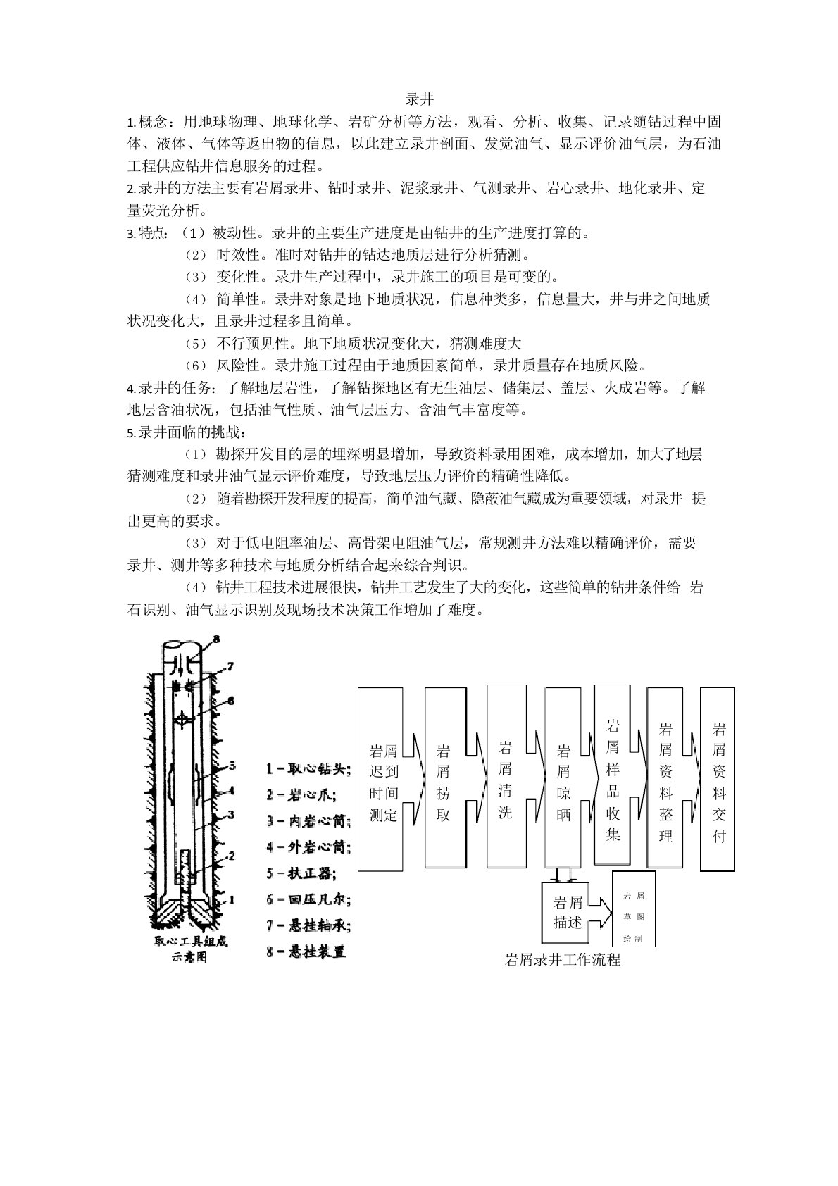 测井一般流程简介