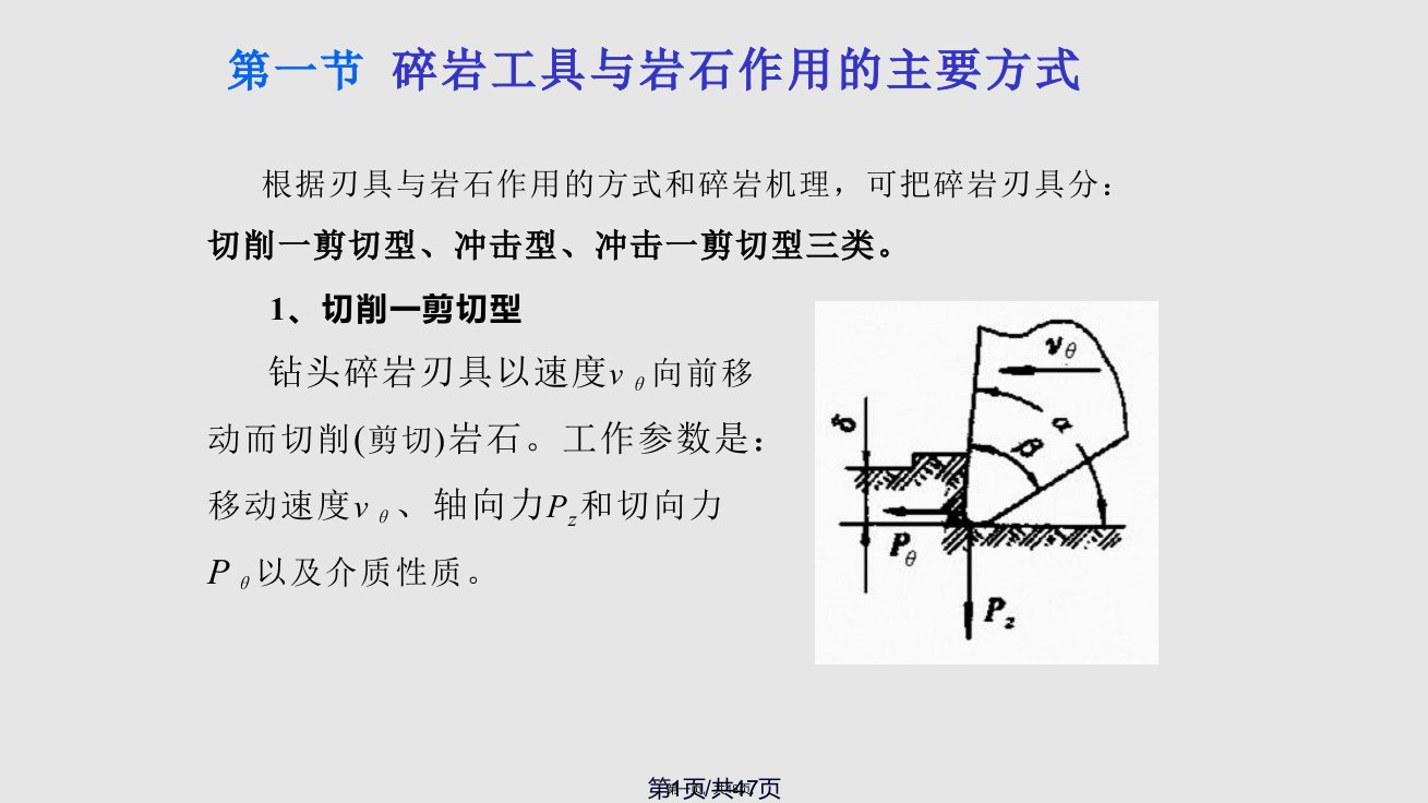 岩石的破碎机里概要学习教案