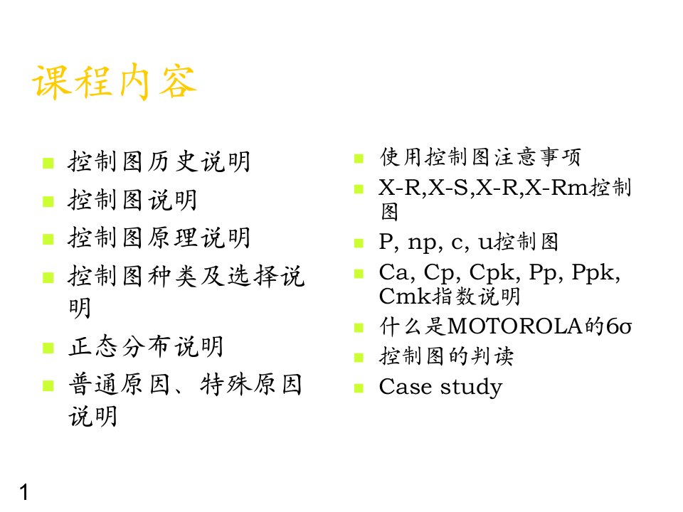 家电公司资料SPC过程控制程序ppt课件