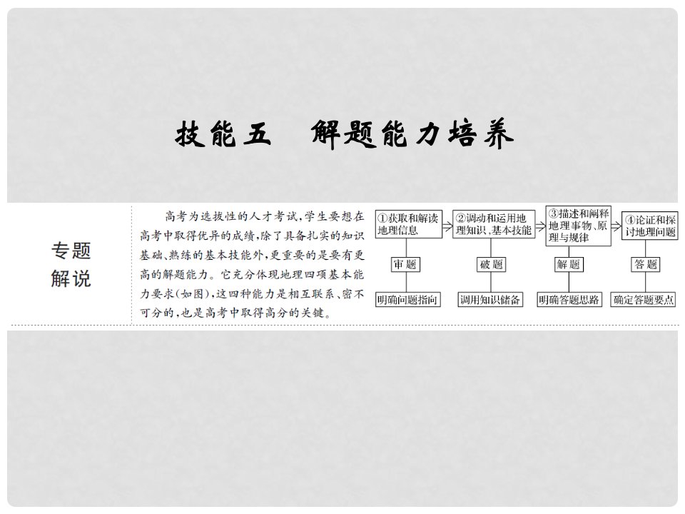 高考地理二轮复习