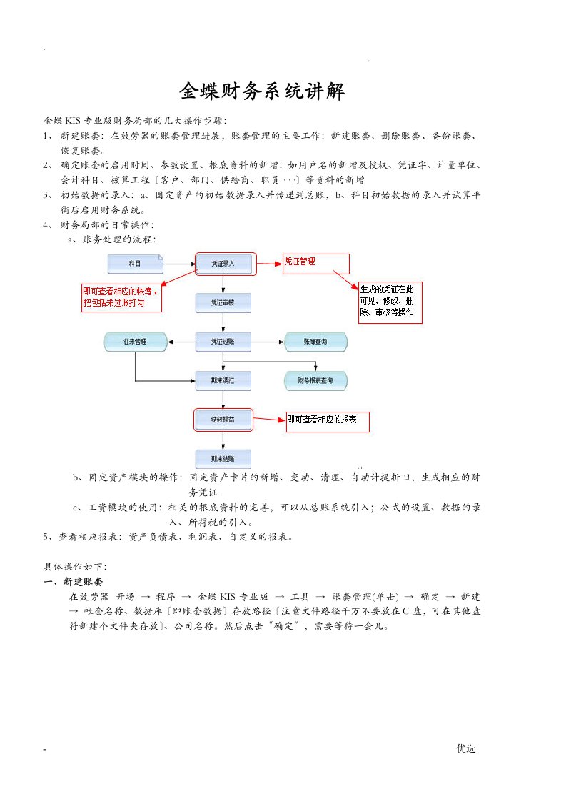 金蝶kis专业版操作手册