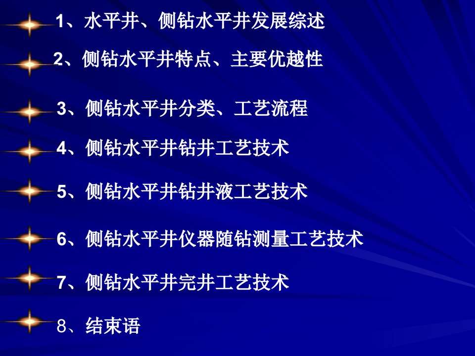 精选侧钻水平井工艺技术