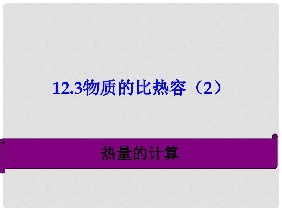 江苏省盐城市大丰区九年级物理上册