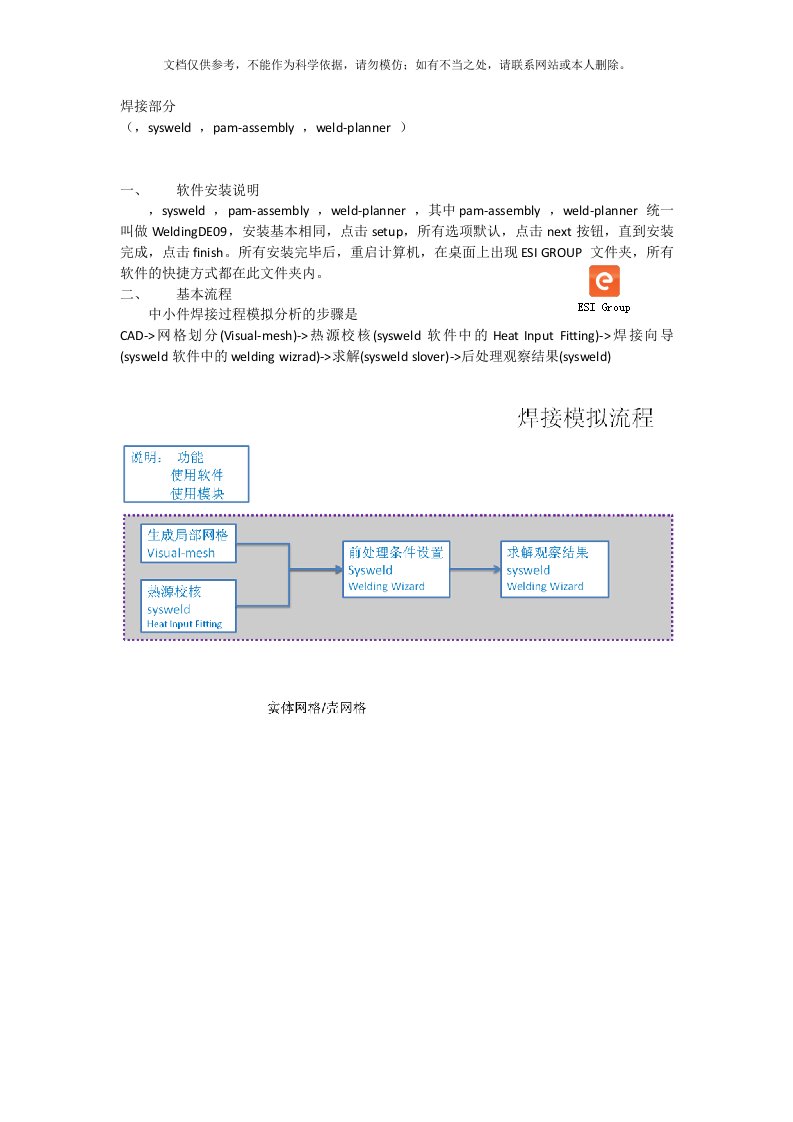 2020年焊接模拟专业软件SYSWELD中文终极教程