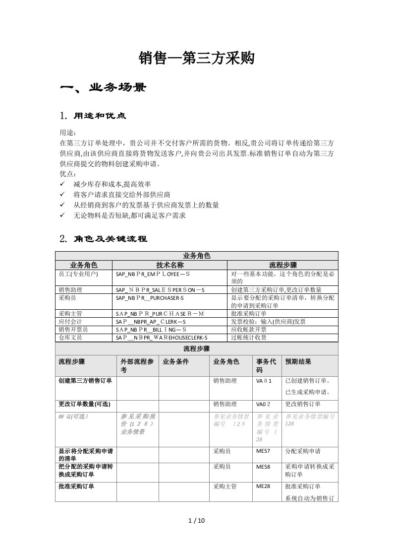 Sap自学系列(08)SD——第三方采购(销售转采购)(1)