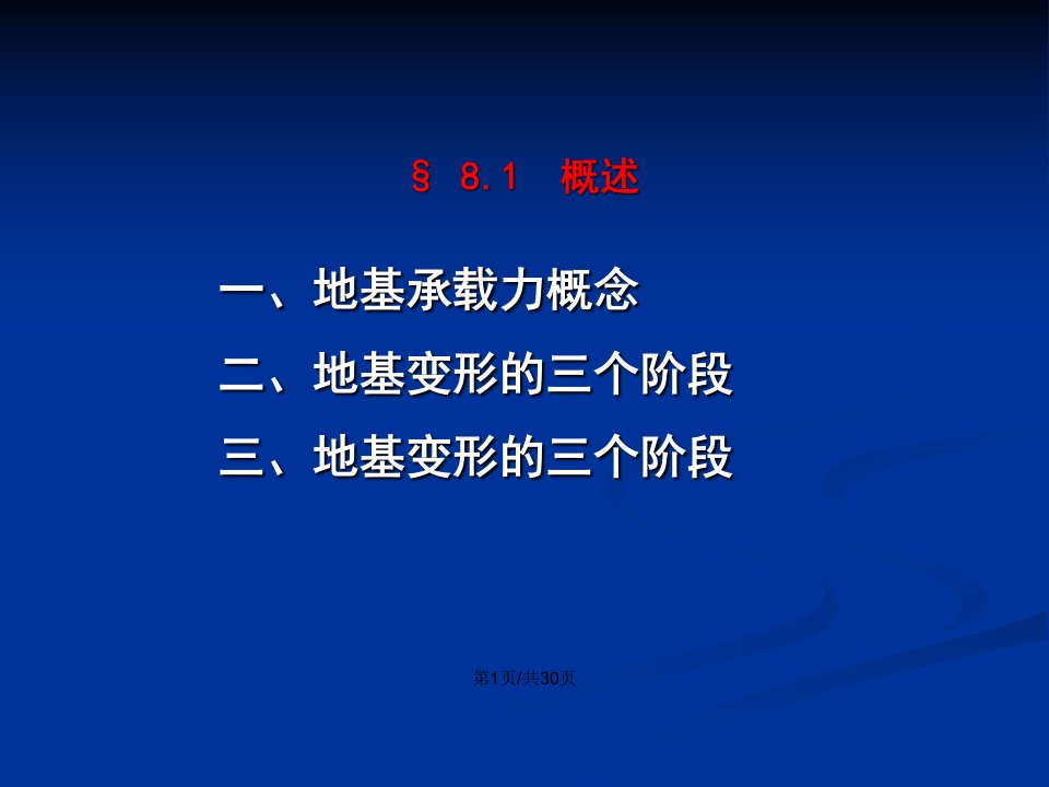 浅基础的地基承载力土力学