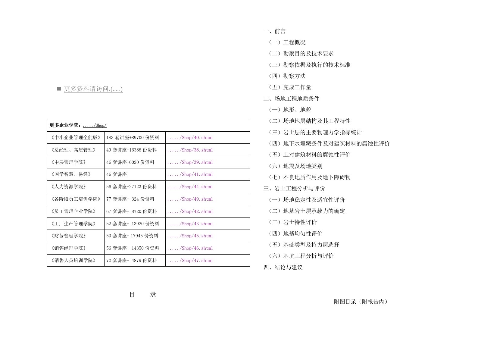 精选某工程地质分析报告