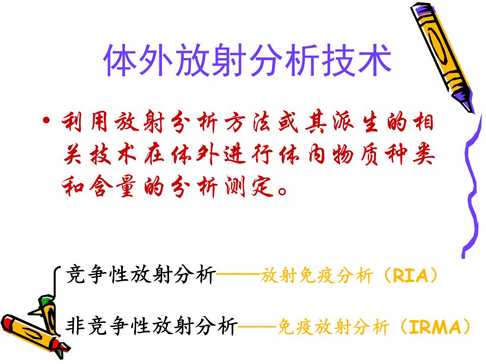 第六章放射免疫实验分析课件