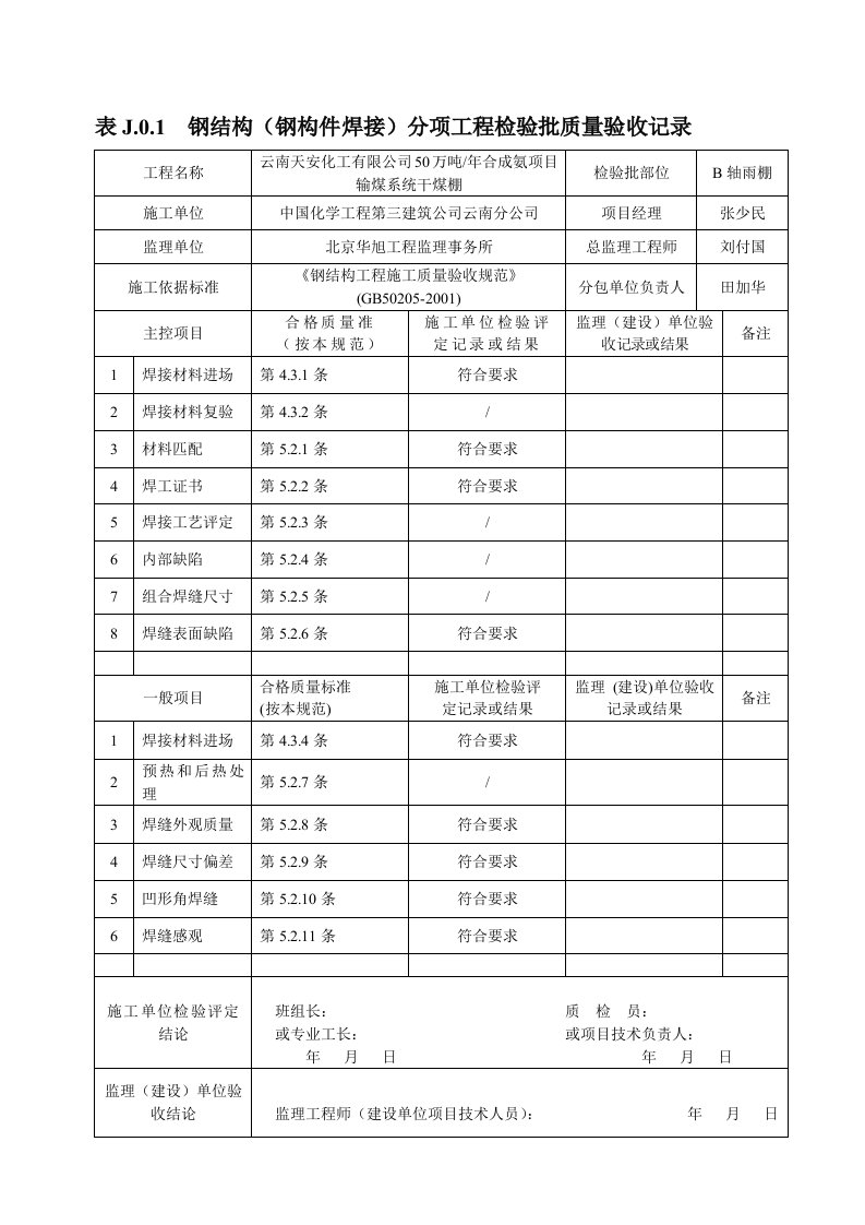 表J[1].0.1钢构件焊接