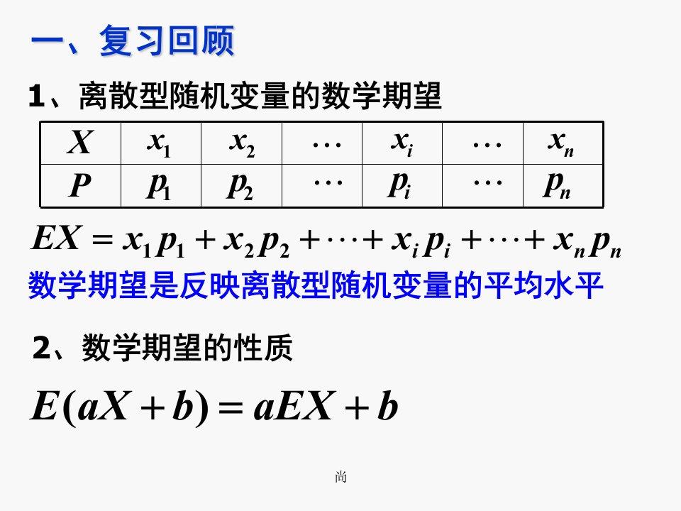 离散型随机变量的方差一精品课件