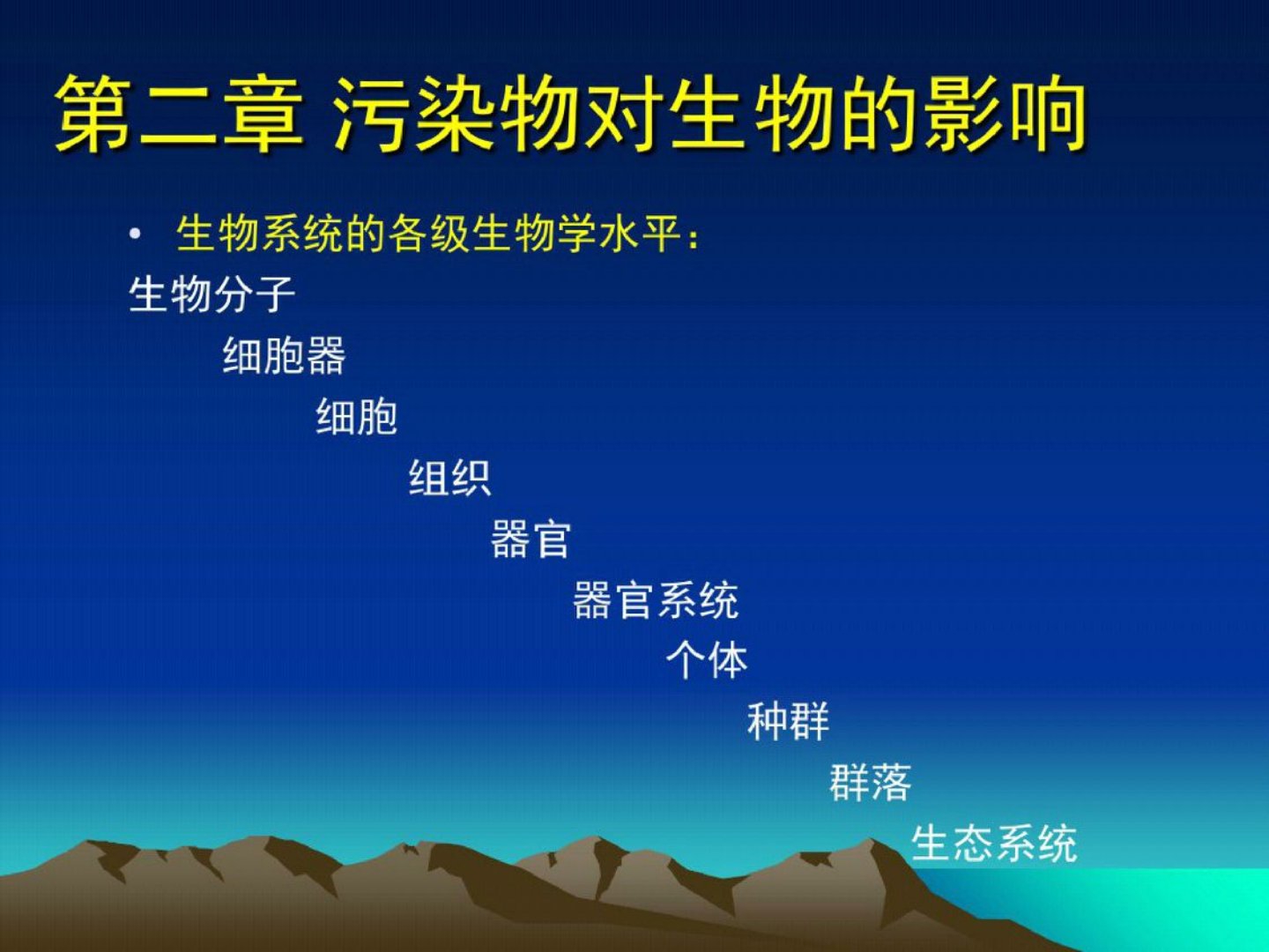 环境生物学第二章ppt课件精选