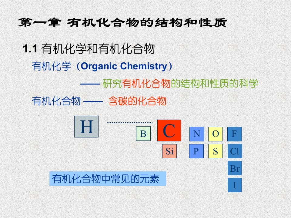 最新大学有机化学课件ppt课件