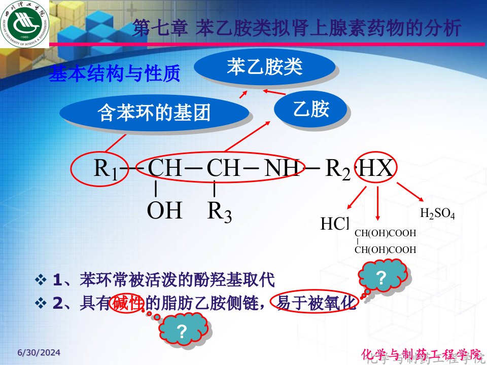 07苯乙胺类肾上腺素药物的分析