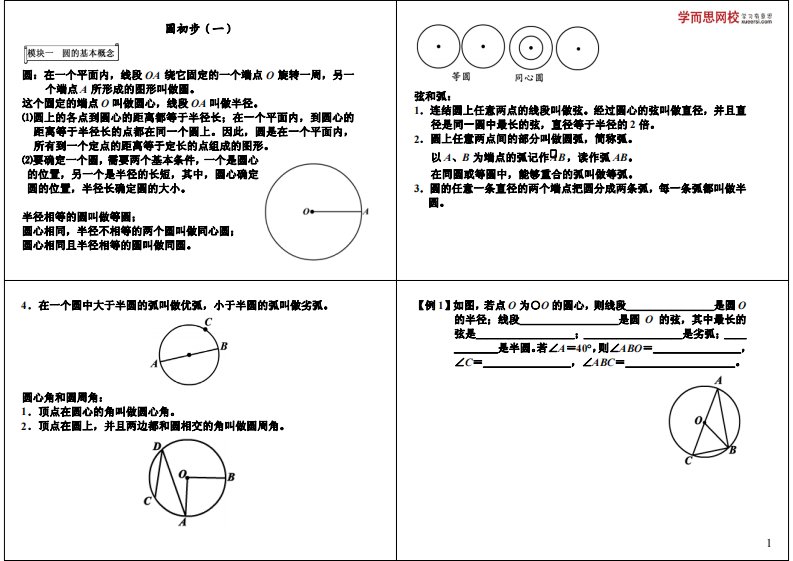 初中数学专题