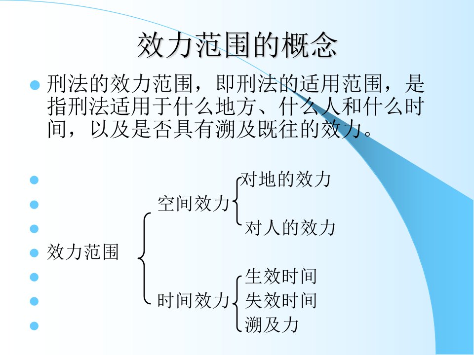 刑法学课件：3-刑法的效力范围