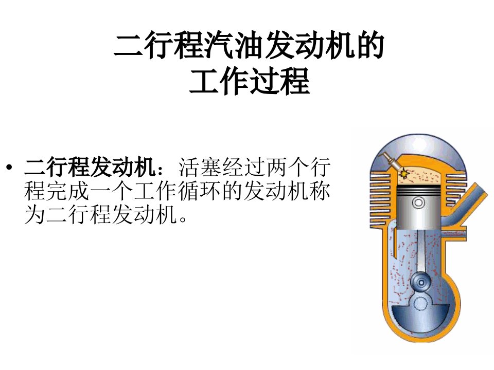 二行程汽油发动机工作原理