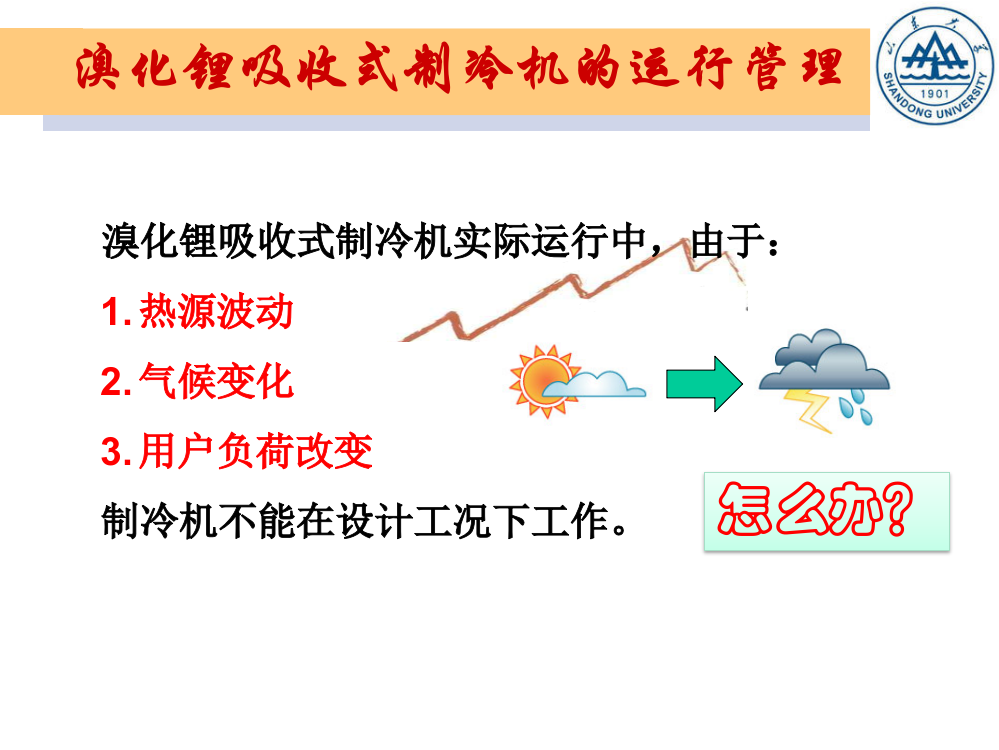 溴化锂吸收式制冷机的运行需要研究