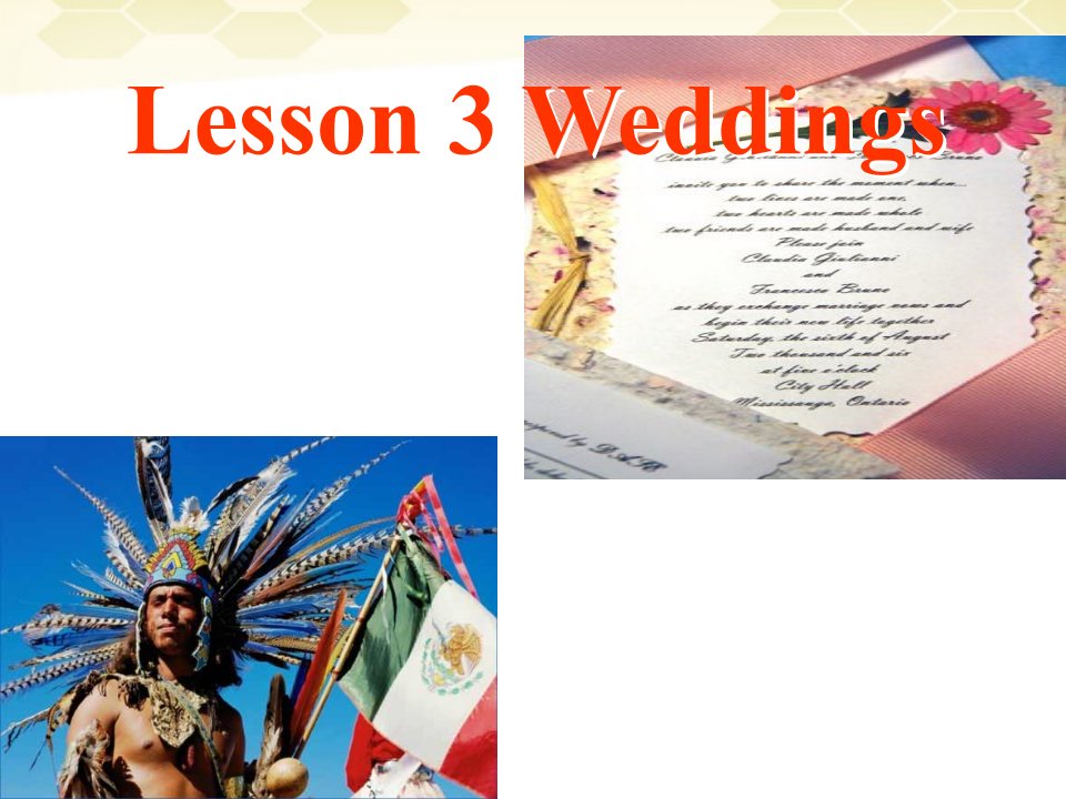 高中英语unit3celebration--lesson3weddings课件北师大版必修