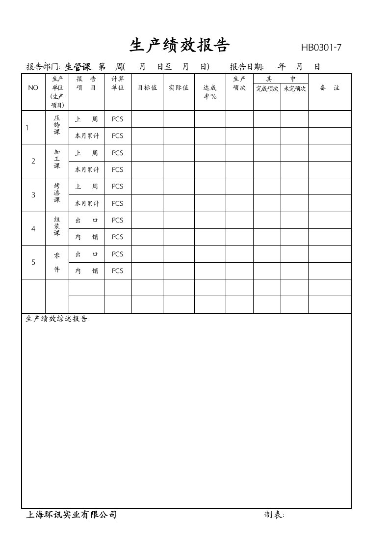 生管表单-[AMS-企业管理-ISO9000QS9000-N3]