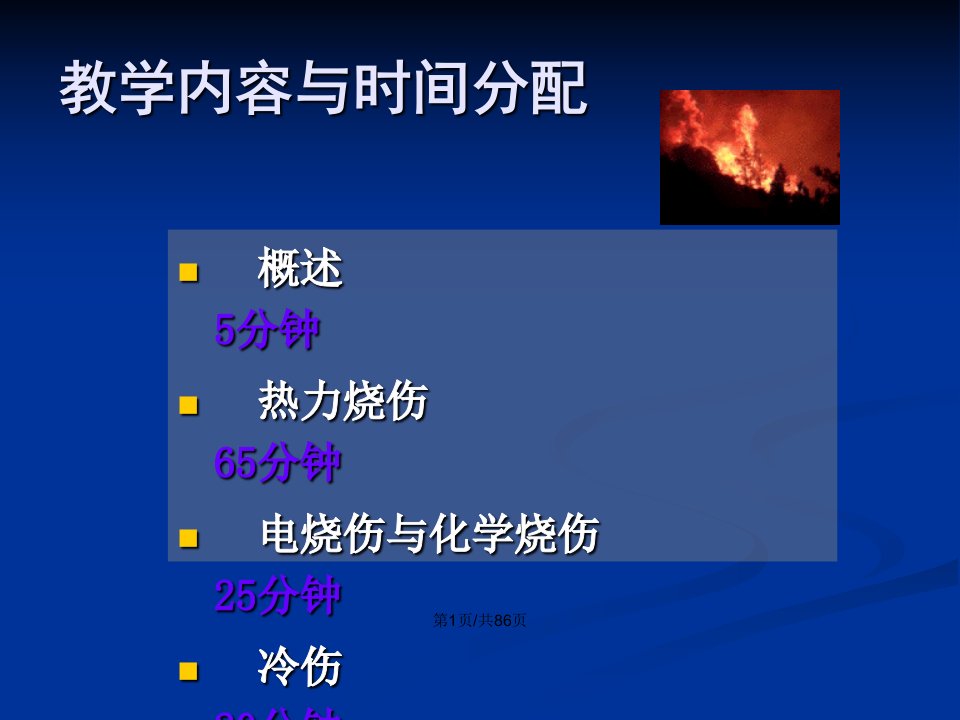 八年制烧伤和冻伤解析