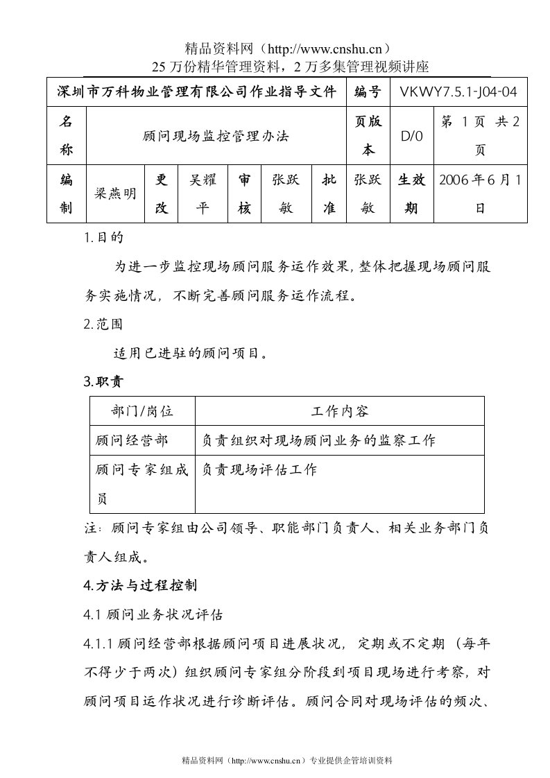 7.5.1-J04-04顾问现场监控管理办法