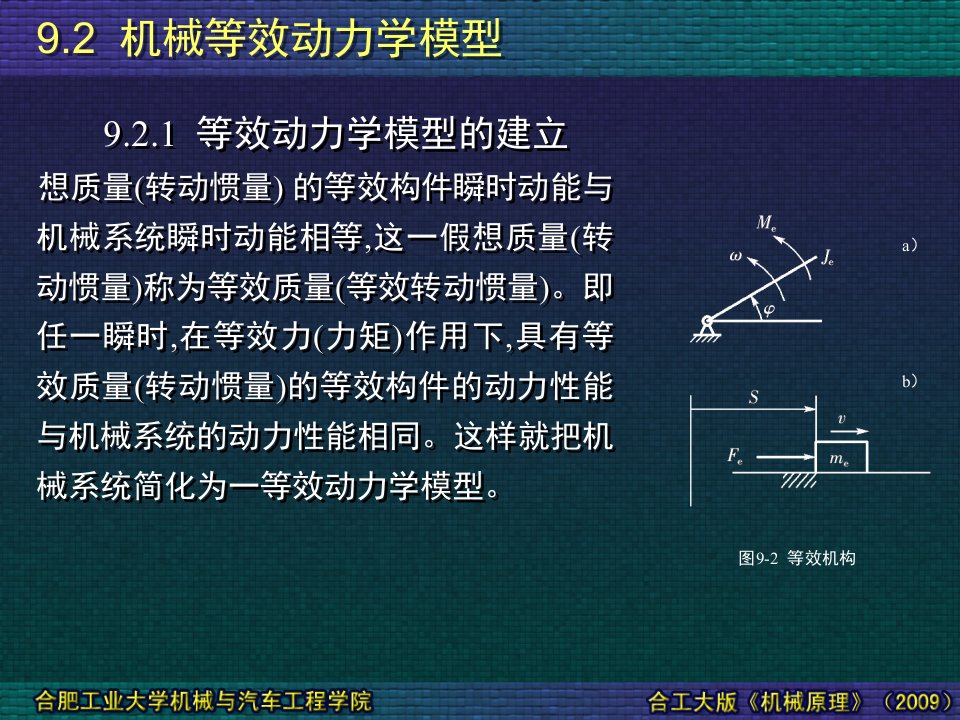 机械等效动力学模型