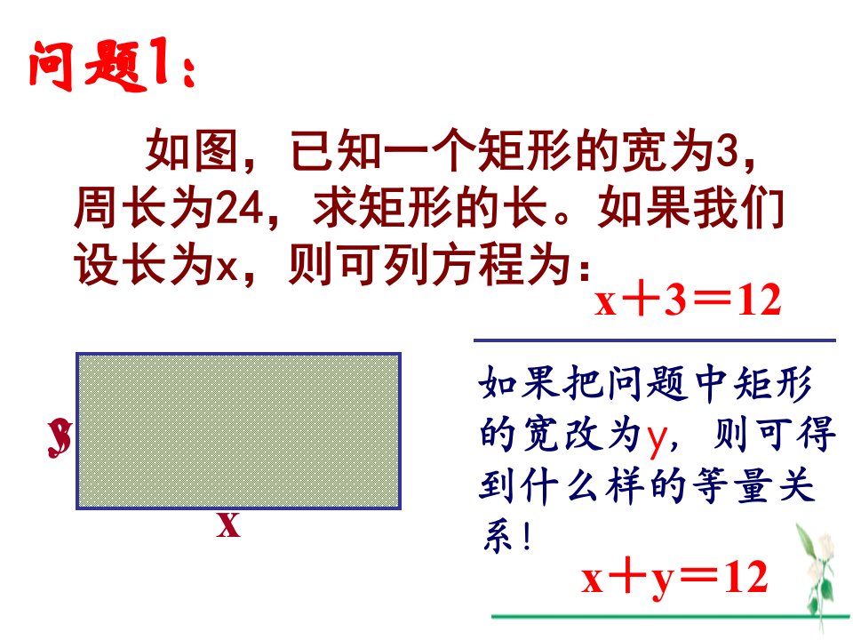 二元一次方程讲解课件