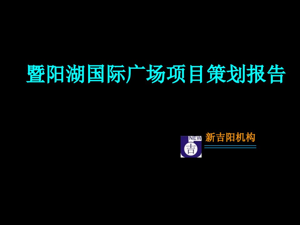 策划方案-江苏张家港暨阳湖国际广场项目策划报告221