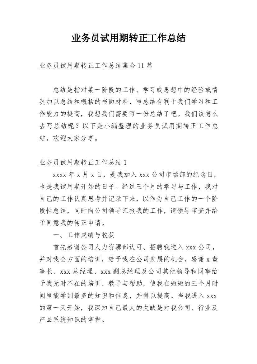 业务员试用期转正工作总结_32