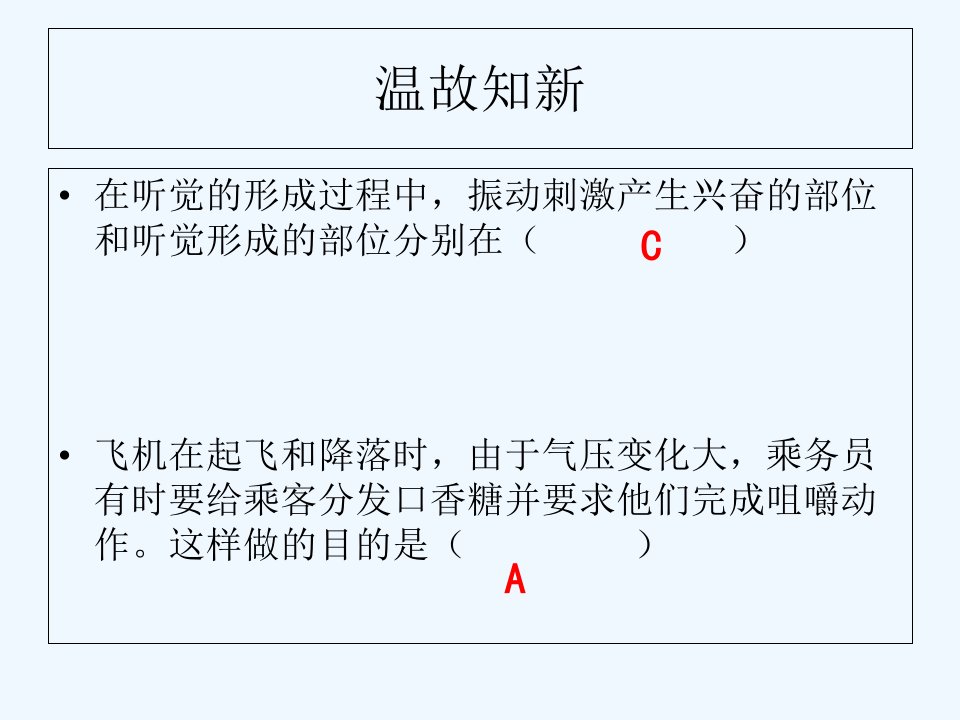 人教初中生物七下《第4单元