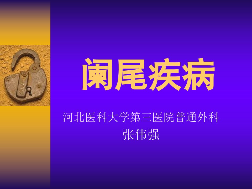 《阑尾疾病精品医学》PPT课件