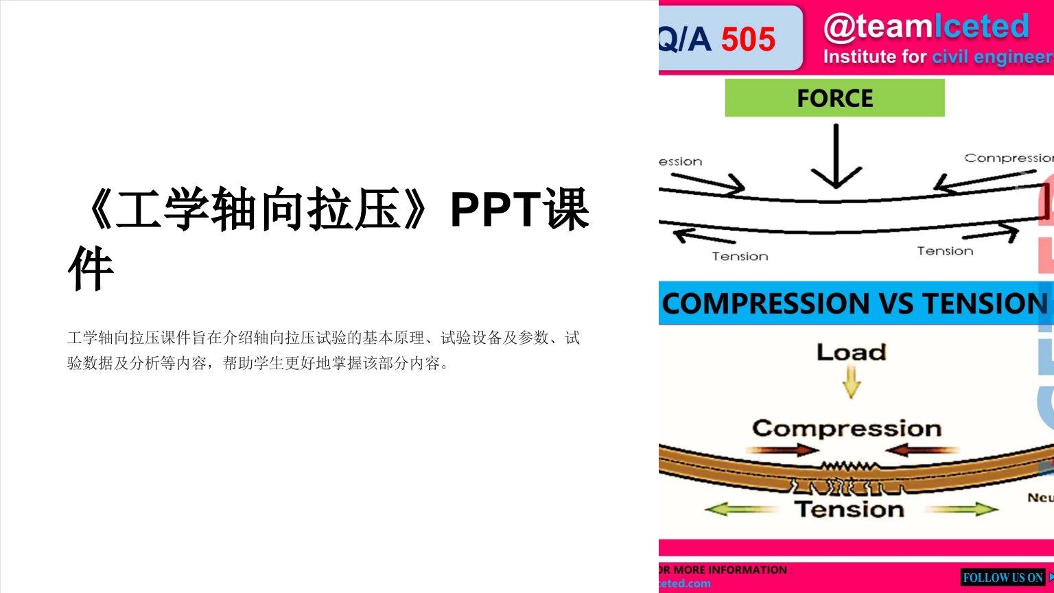 《工学轴向拉压》课件