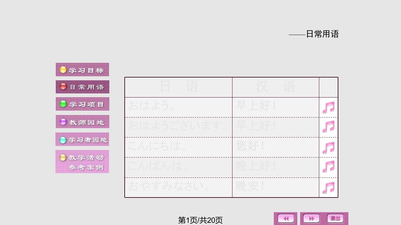 日语基础教程PPT课件