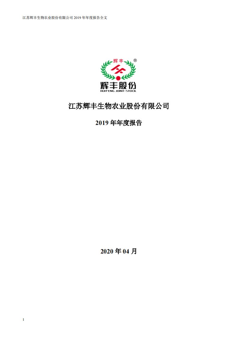 深交所-*ST辉丰：2019年年度报告（更新后）-20200710