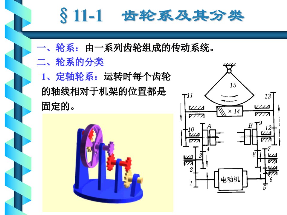 机械原理第11章齿轮系及其设计