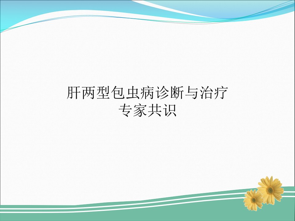 肝两型包虫病诊断与治疗专家共识版ppt课件