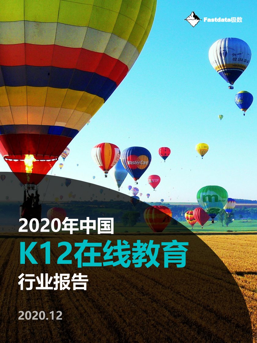 Fastdata极数-2020年中国K12在线教育行业报告-20201201