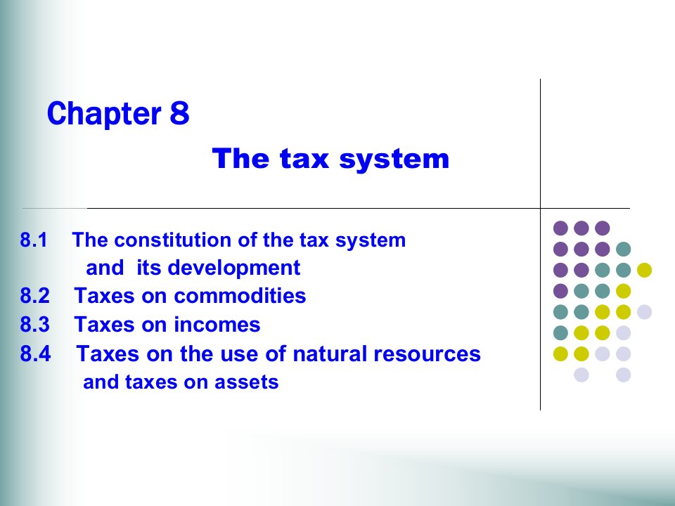 8税收制度95页PPT