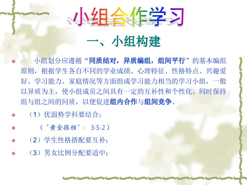 小组合作学习小学ppt课件