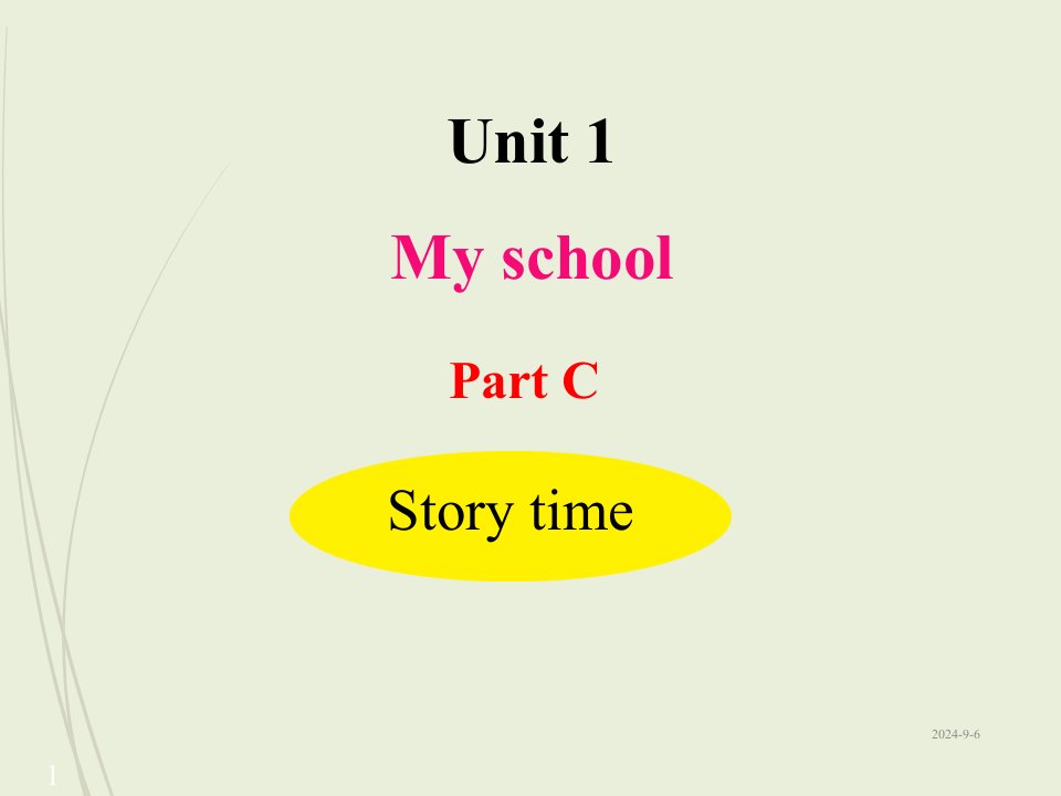 小学英语PEP四年级下册ppt课件-U1-C-Story-time