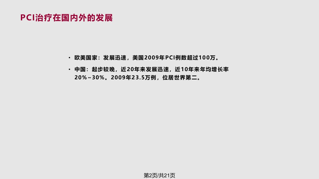 中国冠心病介入治疗在反思中前进